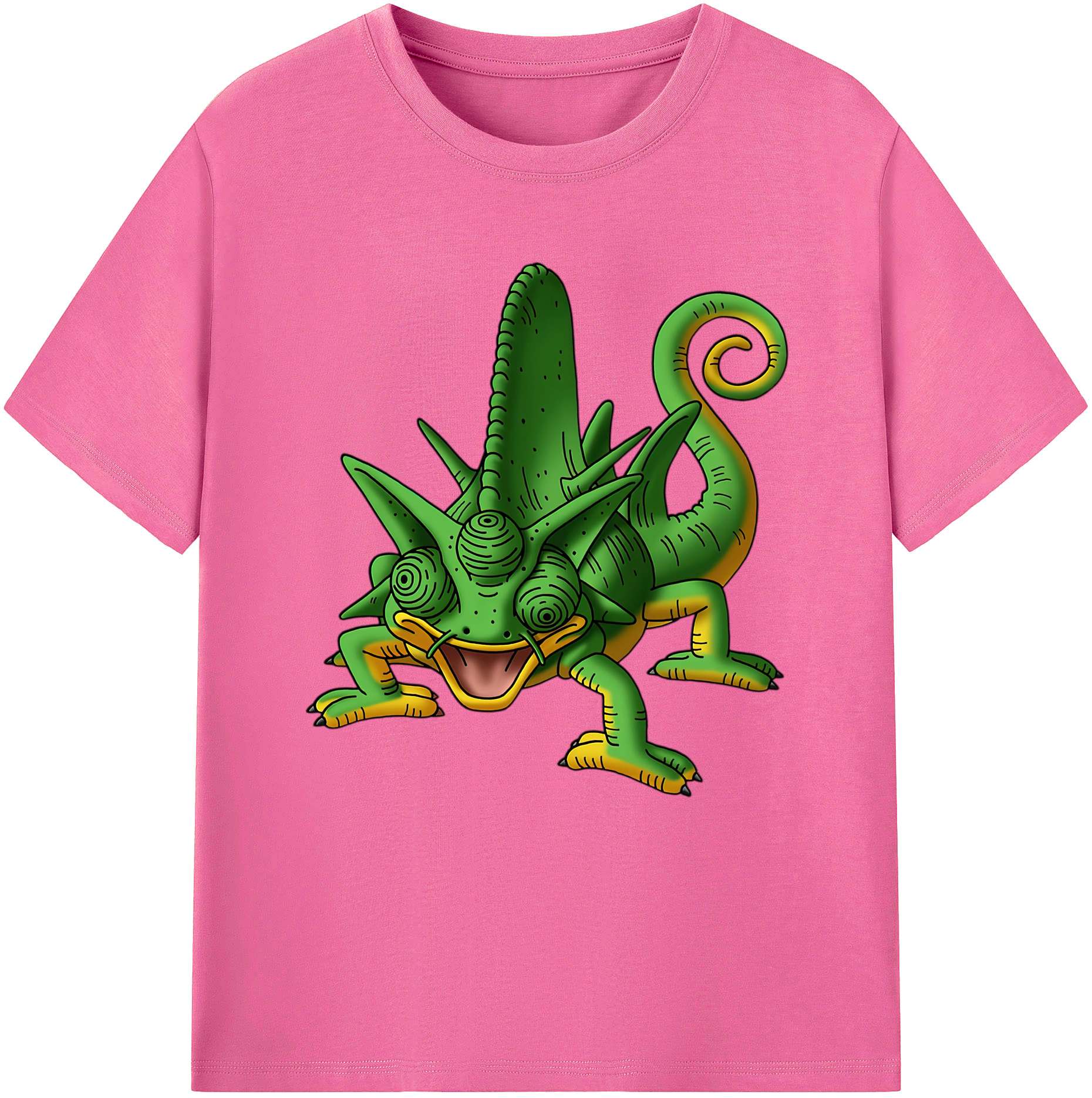 （画像用） ドラゴンクエスト Doragon Kuesuto Dragon Quest レディースカジュアルプリントTシャツ（綿100％）